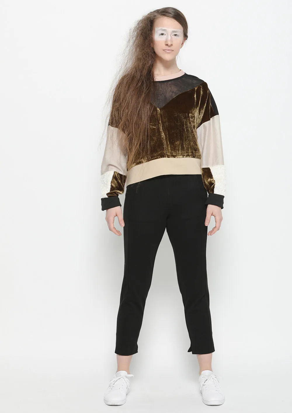 TROUSERS STRETCH - black