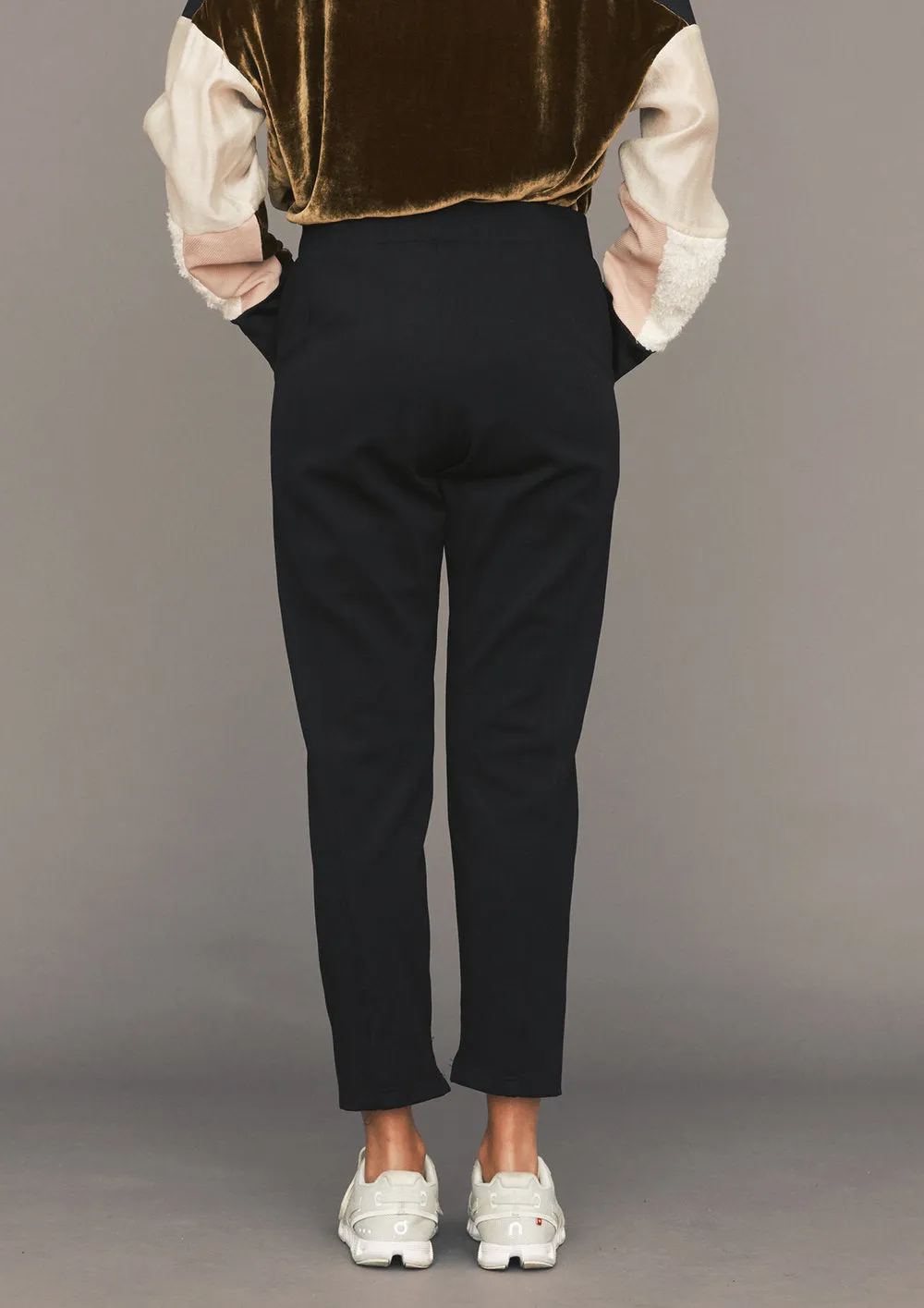 TROUSERS STRETCH - black