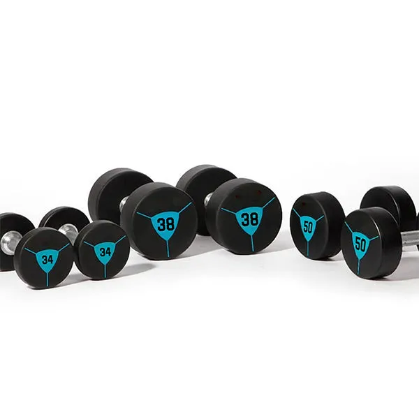 Urethane Round Dumbbells (32kg to 50kg) Set