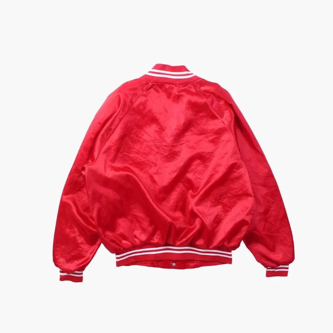 Vintage 'Clarke' Satin Bomber Jacket