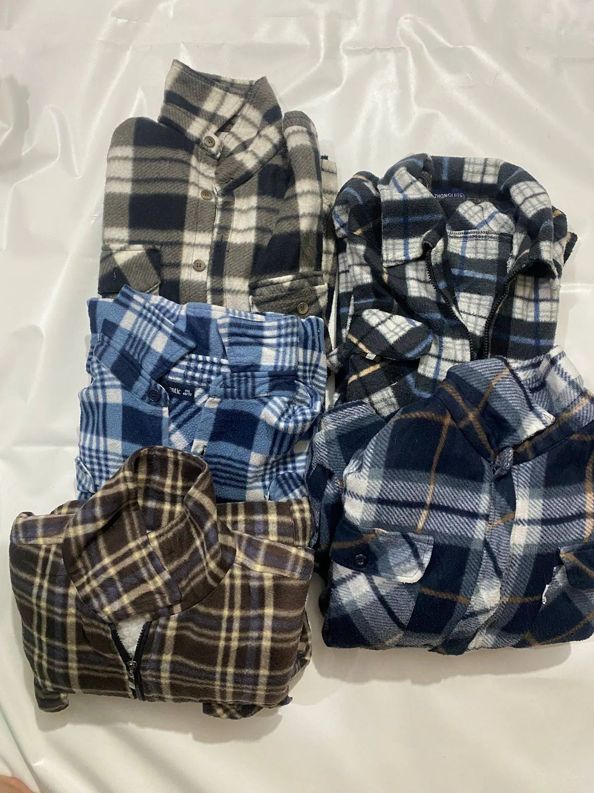 Vintage Flannel Button down shirts | 10 pcs