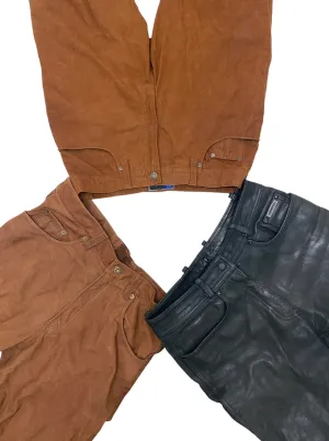 Vintage Leather Trousers
