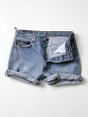 vintage Levis denim cutoffs, W 32