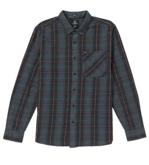 Volcom Heavy Twills Flannel Dark Slate