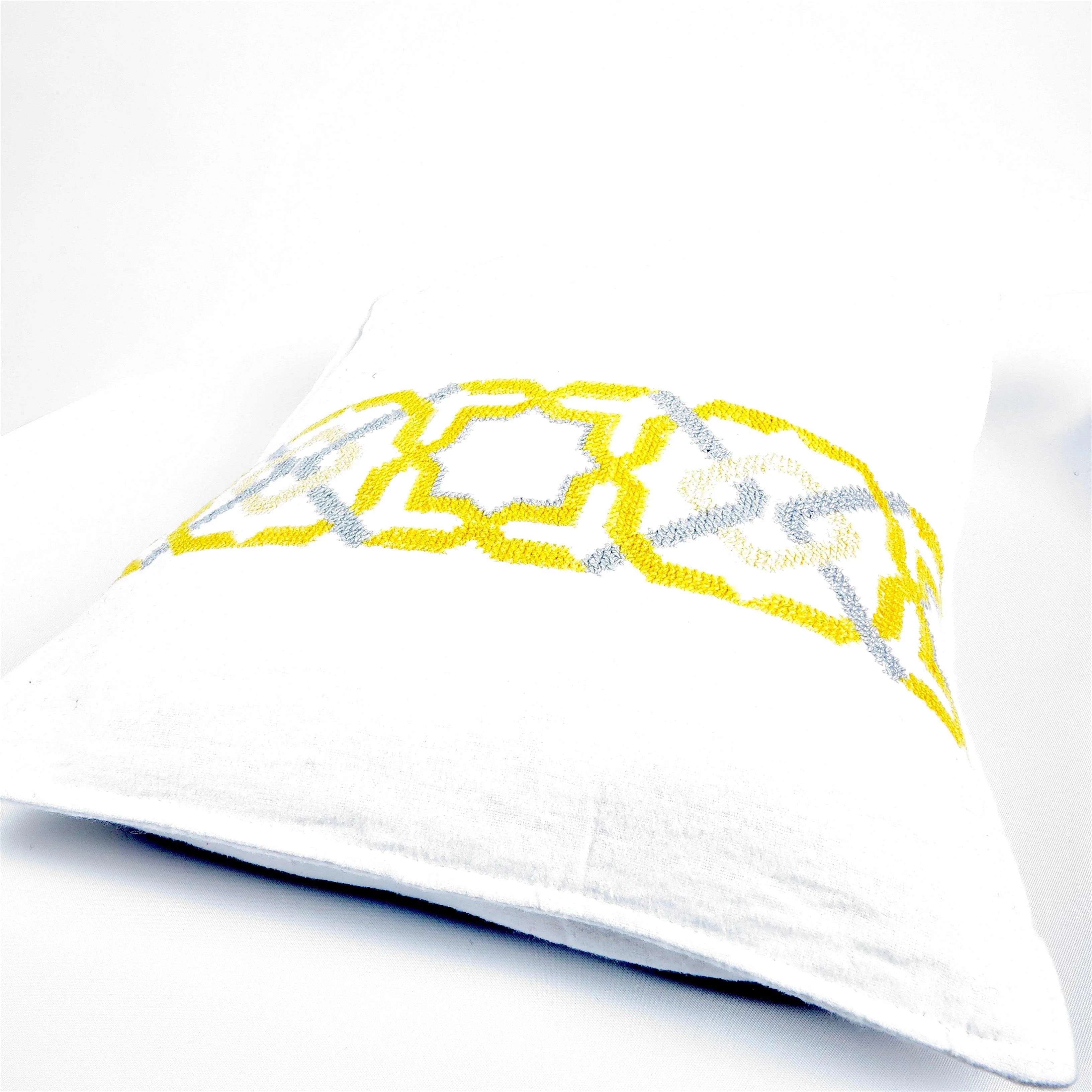 WHITE COTTON BABY CUSHION COVER ALHAMBRA