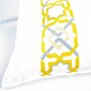 WHITE COTTON BABY CUSHION COVER ALHAMBRA