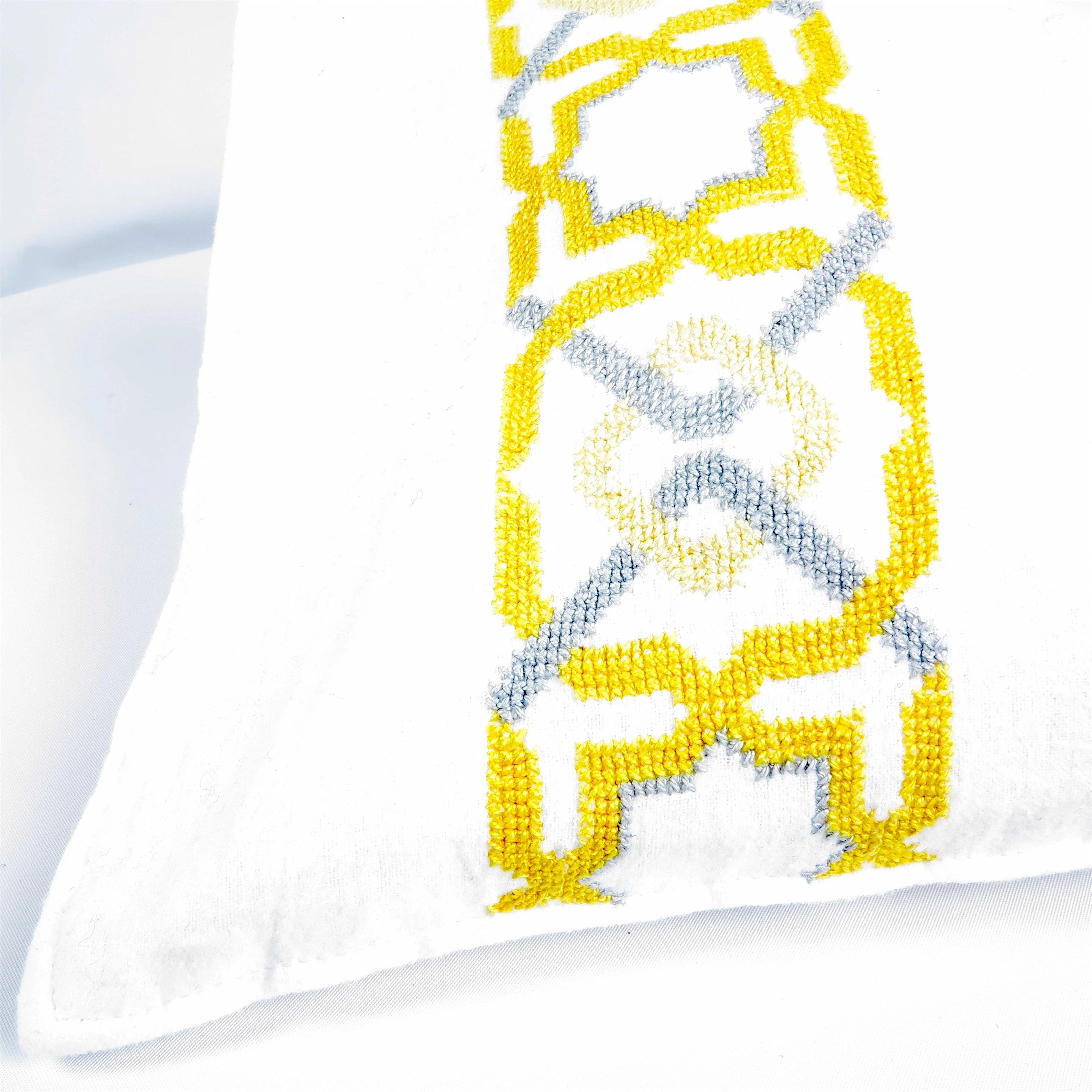 WHITE COTTON BABY CUSHION COVER ALHAMBRA