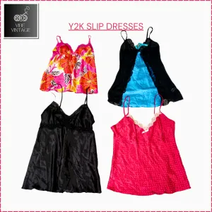 Y2K SLIP DRESSES - 30 PCS