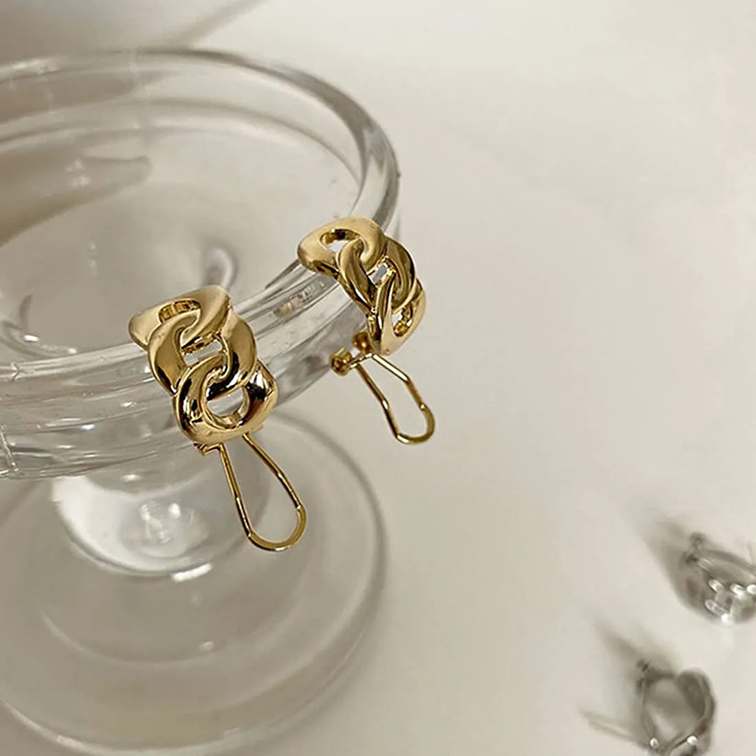 Yellow Chimes Hoop Earrings for Women Combo Of 2 Pairs Fashion Collection Gold Plated Clip On Hoop Earrings for Women and Girls